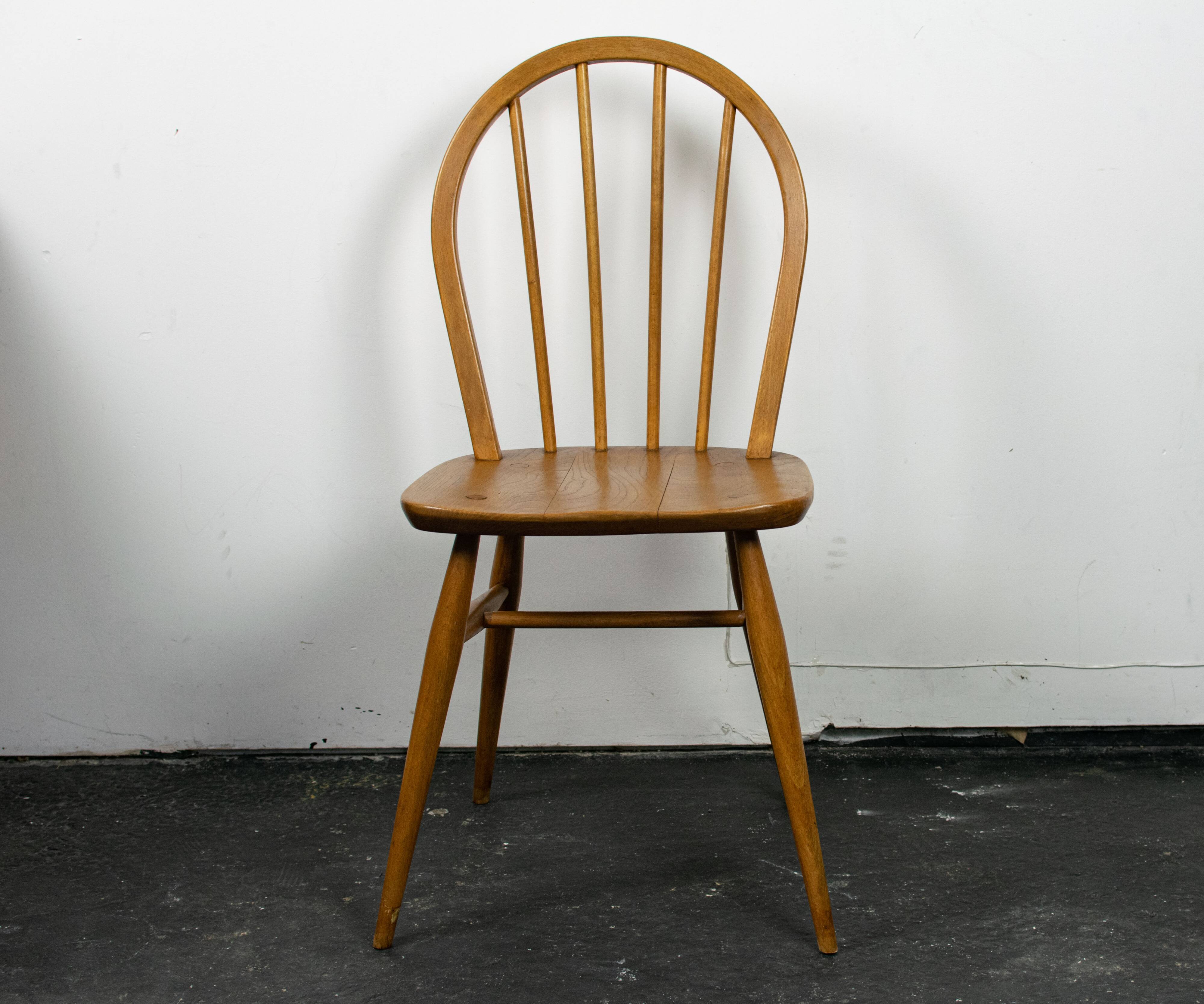 Pair of wooden chairs Ercol, 1960