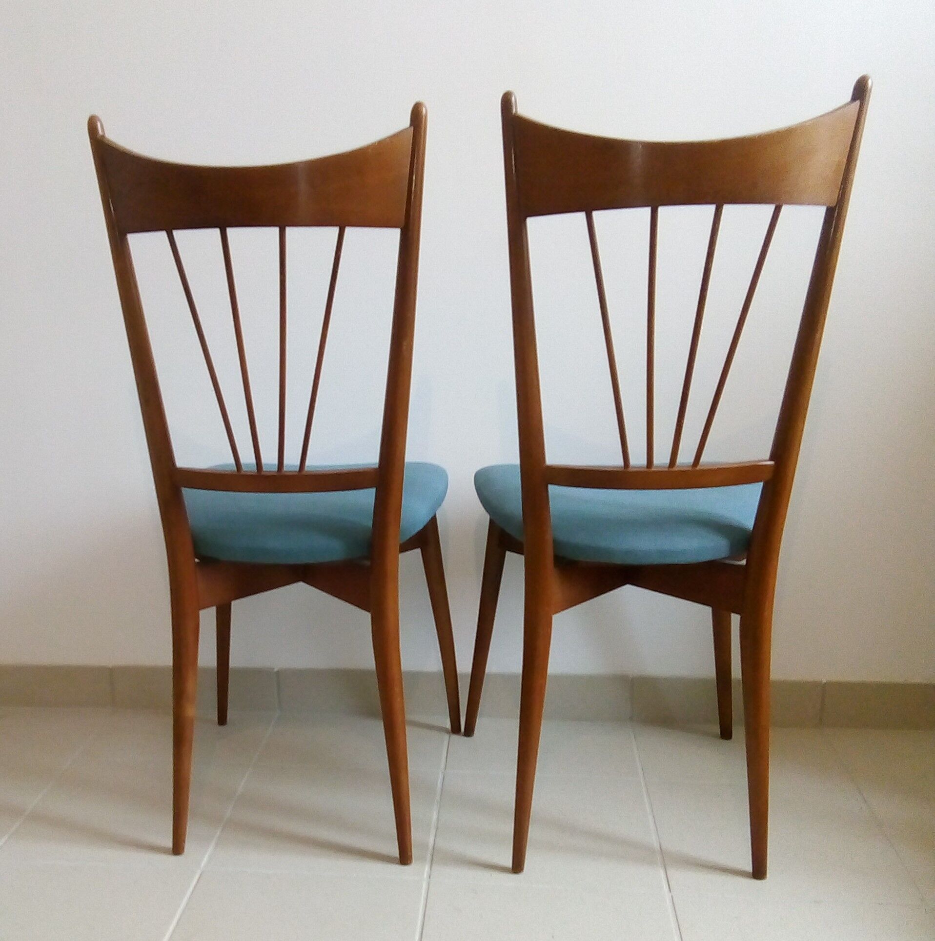 Pair of vintage Scandinavian chairs