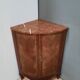 Corner cabinet with marble top