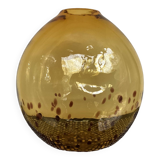 Vase en verre soufflé