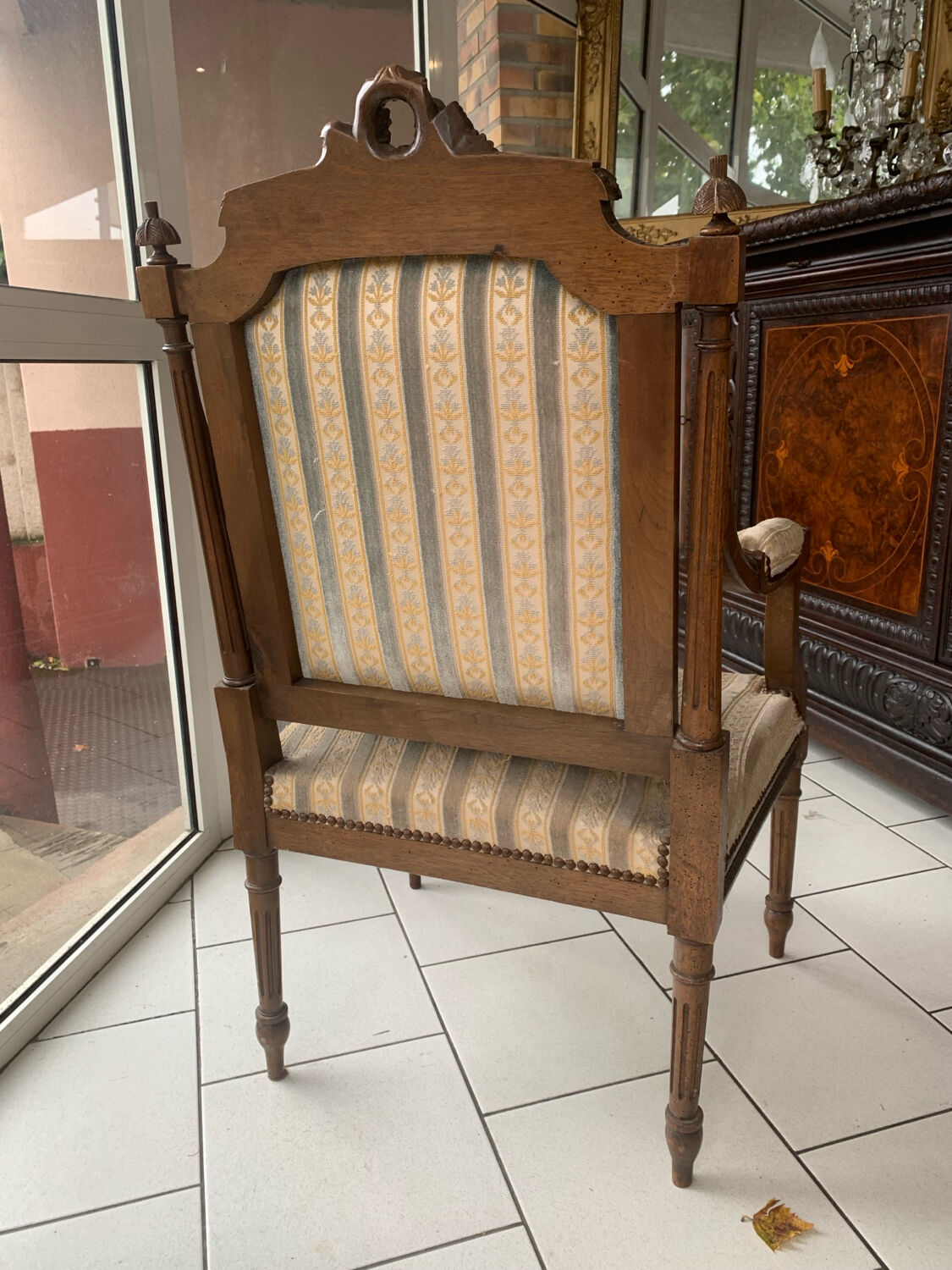 Paire fauteuil, style Louis XVI circa 1900