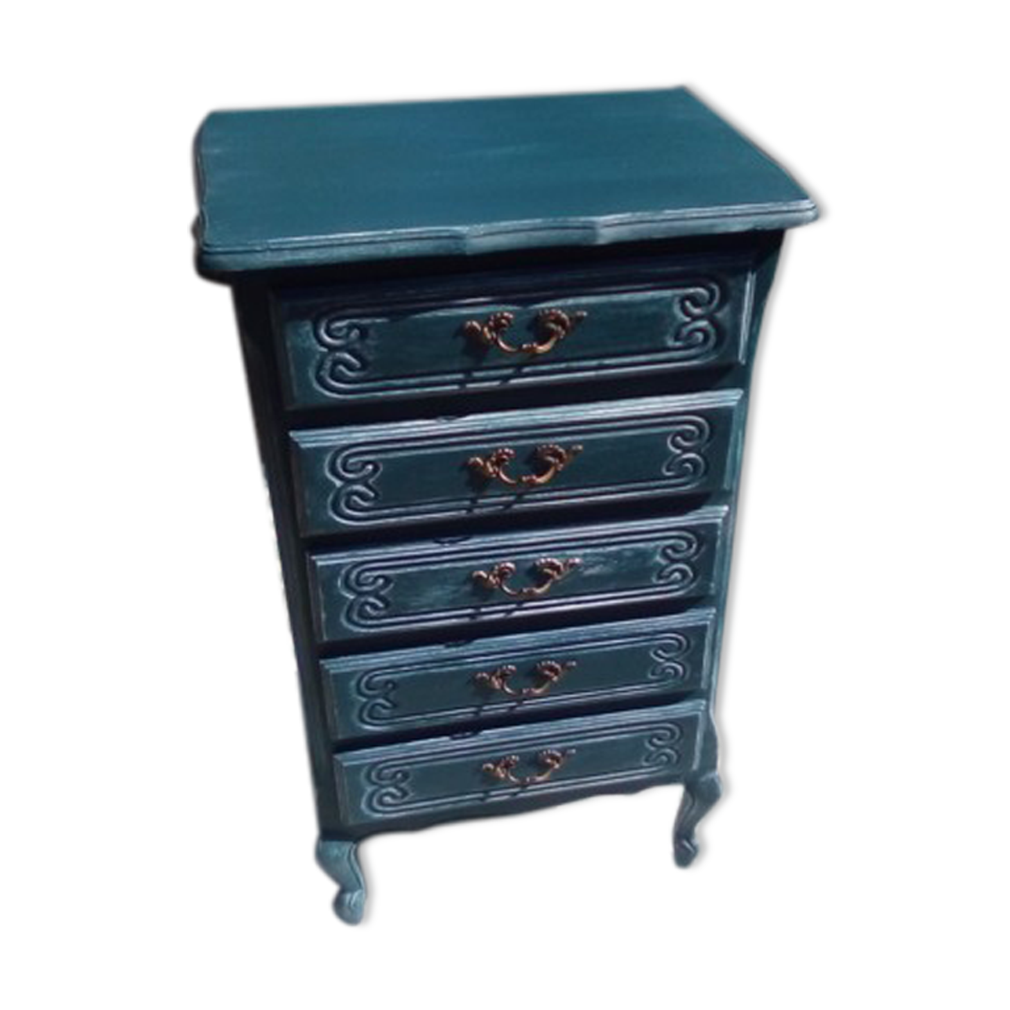 Skated wooden chiffonnier