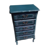 Skated wooden chiffonnier