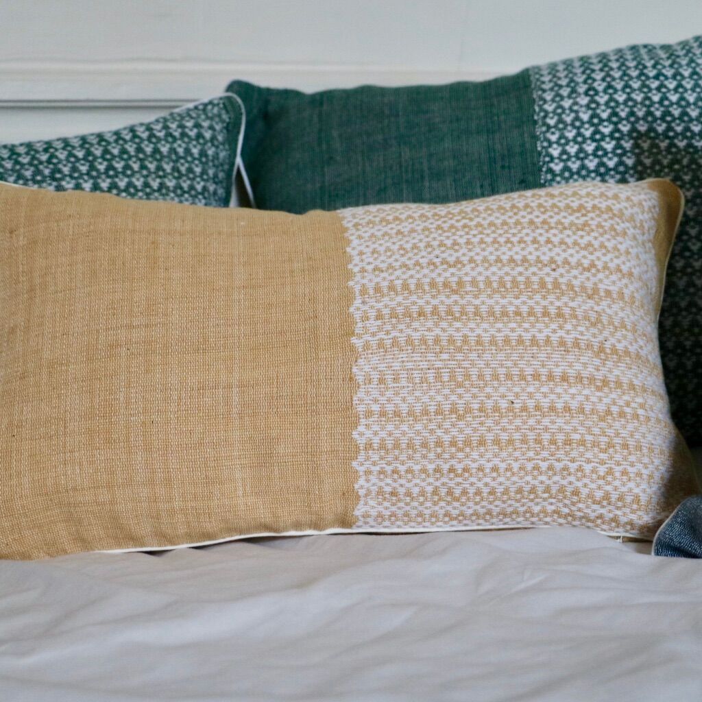 Yellow meng van cushion