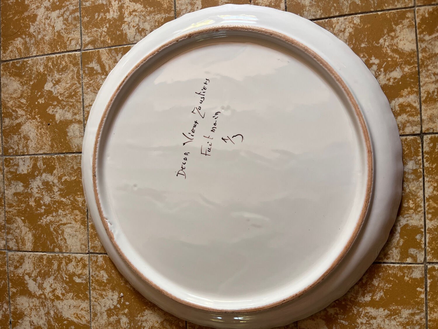 Pie dish Vieux Moustiers