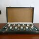 Set of 12 mocha spoons Ravinet Denfer in silver metal