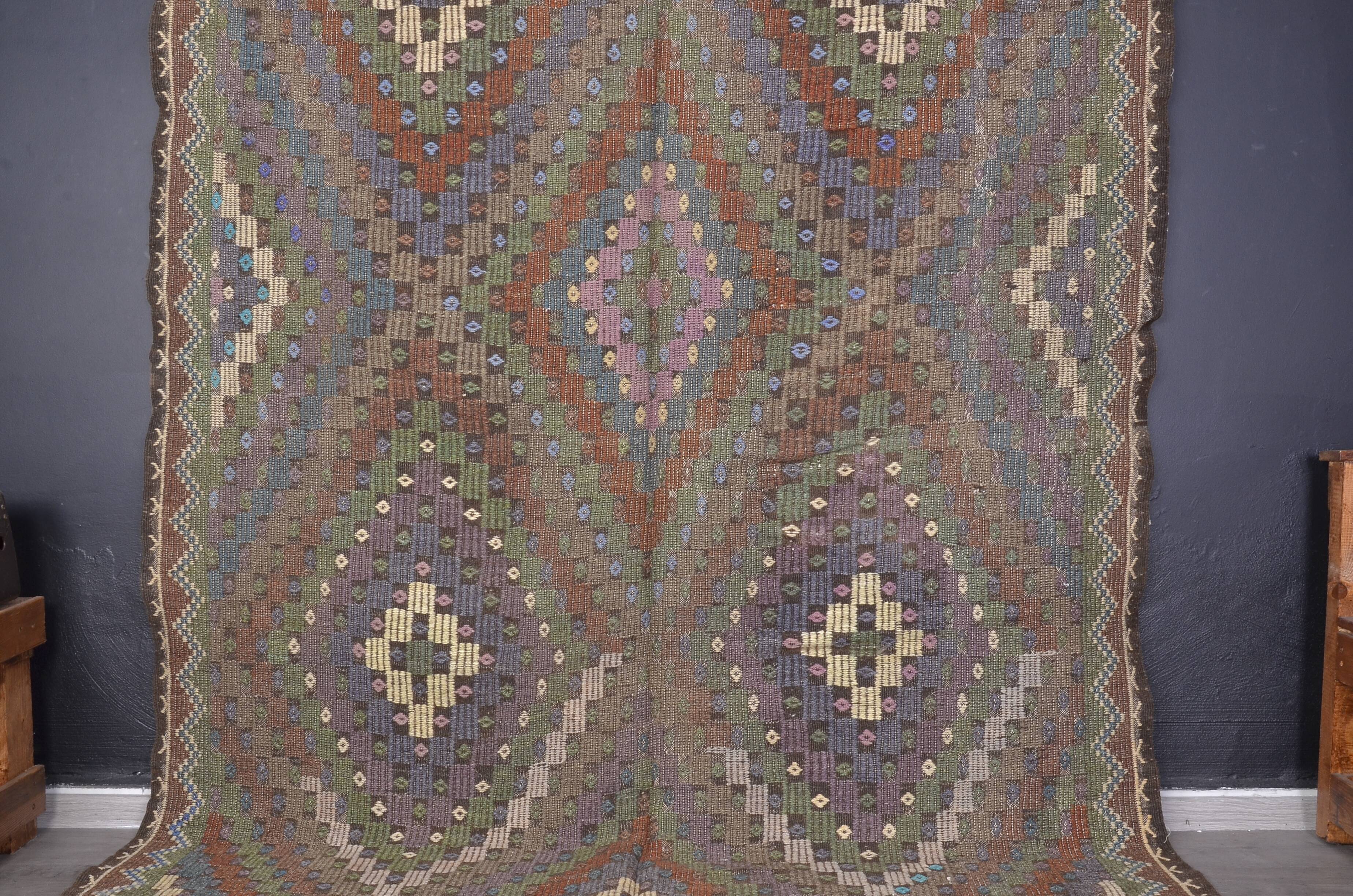 Vintage Anatolian Kilim Rug sku1887