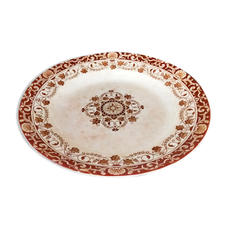 Earthenware dish of 31.5 Louis XV JVB