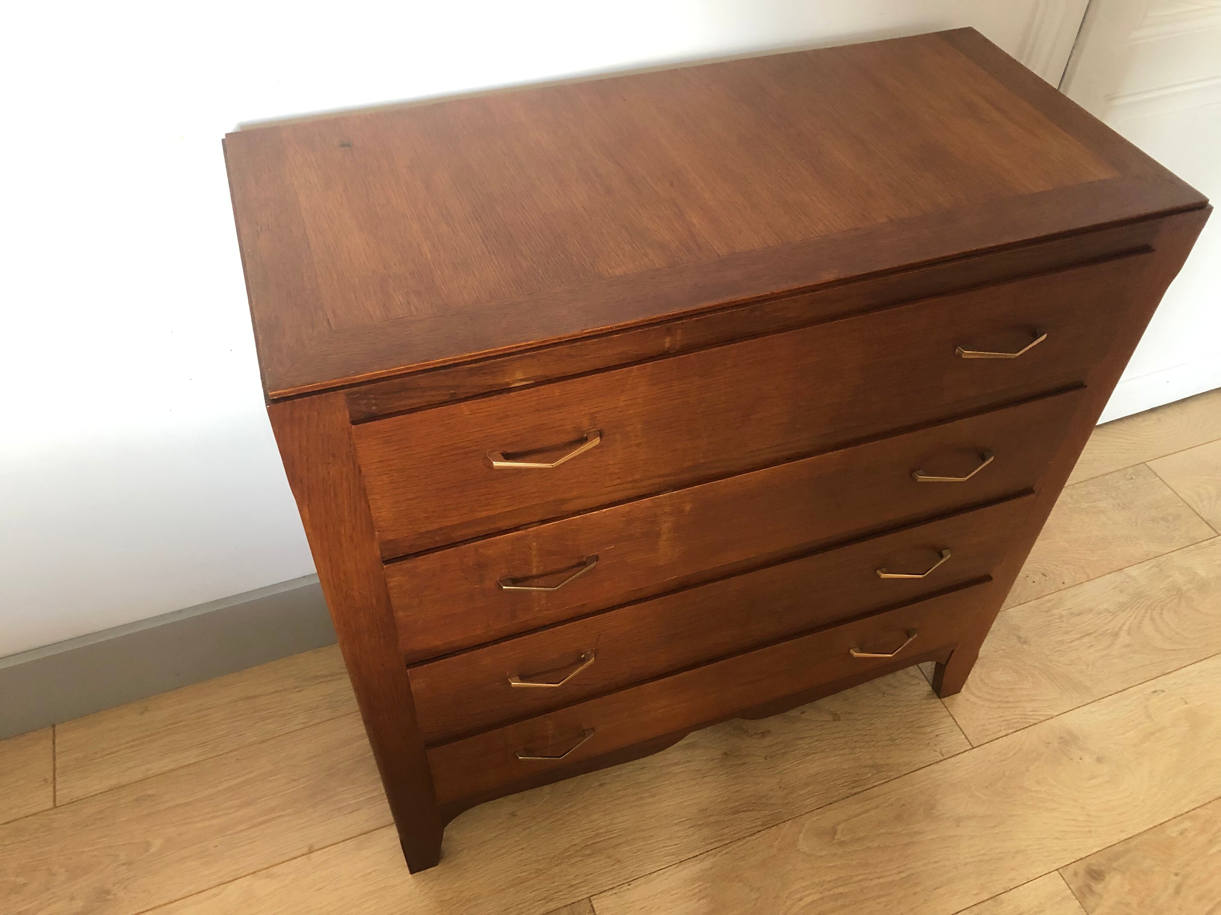 Vintage art deco chest of drawers