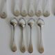 Uniplat monogrammed Christofle 5 Forks 4 large and small spoons