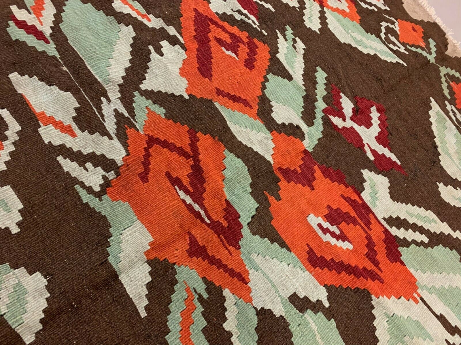 Turkish square kilim 165x150 cm wool