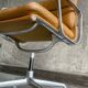 Fauteuil en cuir camel EA 208 par Charles Eames pour Herman miller