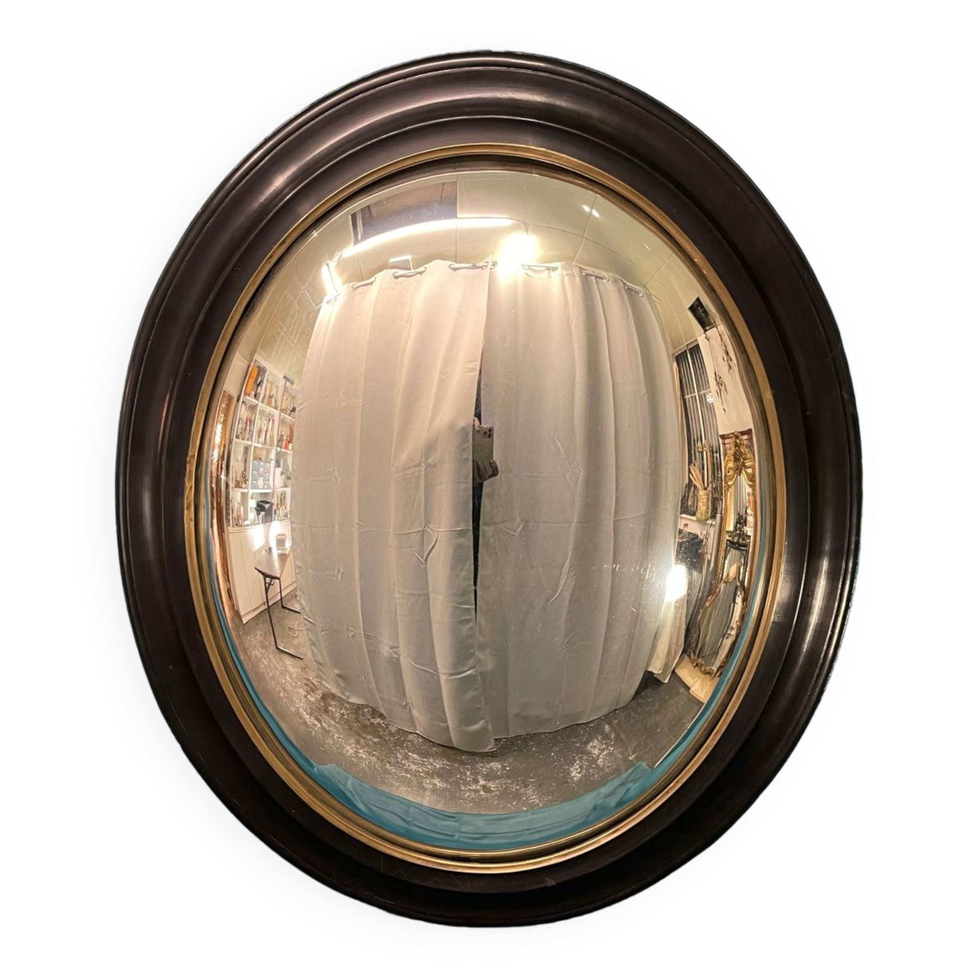 Mirror 90x75 witch of period Napoleon III 1870