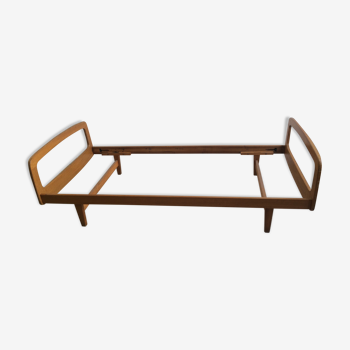 Lit daybed en chêne clair de J.Hauville edition Bema