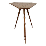 Old tripod side table