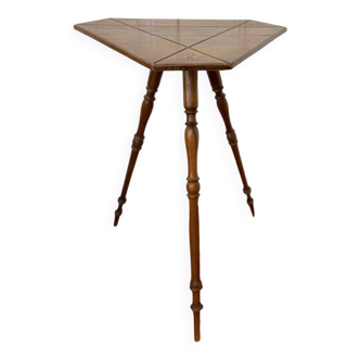 Old tripod side table