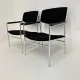 Gijs van der Sluis minimalist lounge chair, 1970s