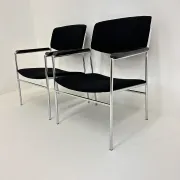 Gijs van der Sluis minimalist lounge chair, 1970s