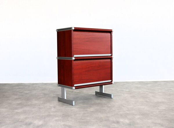 Classeur double vintage   armoire   mobilier de bureau   années 1970