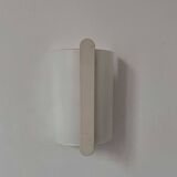 Vintage opaline glass wall light, Delmas France 1970