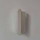 Vintage opaline glass wall light, Delmas France 1970