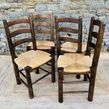 Ensemble de 4 chaises Georges Robert