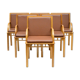 Set Of 6 chaises bridge par Ettore Sottsass pour Knoll Studio, 1988