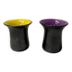 Set of 2 vintage ceramic candle holders