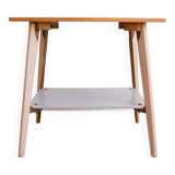 Mid-century beech side table
