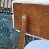 Series of 4 design Scandinavian teak chairs