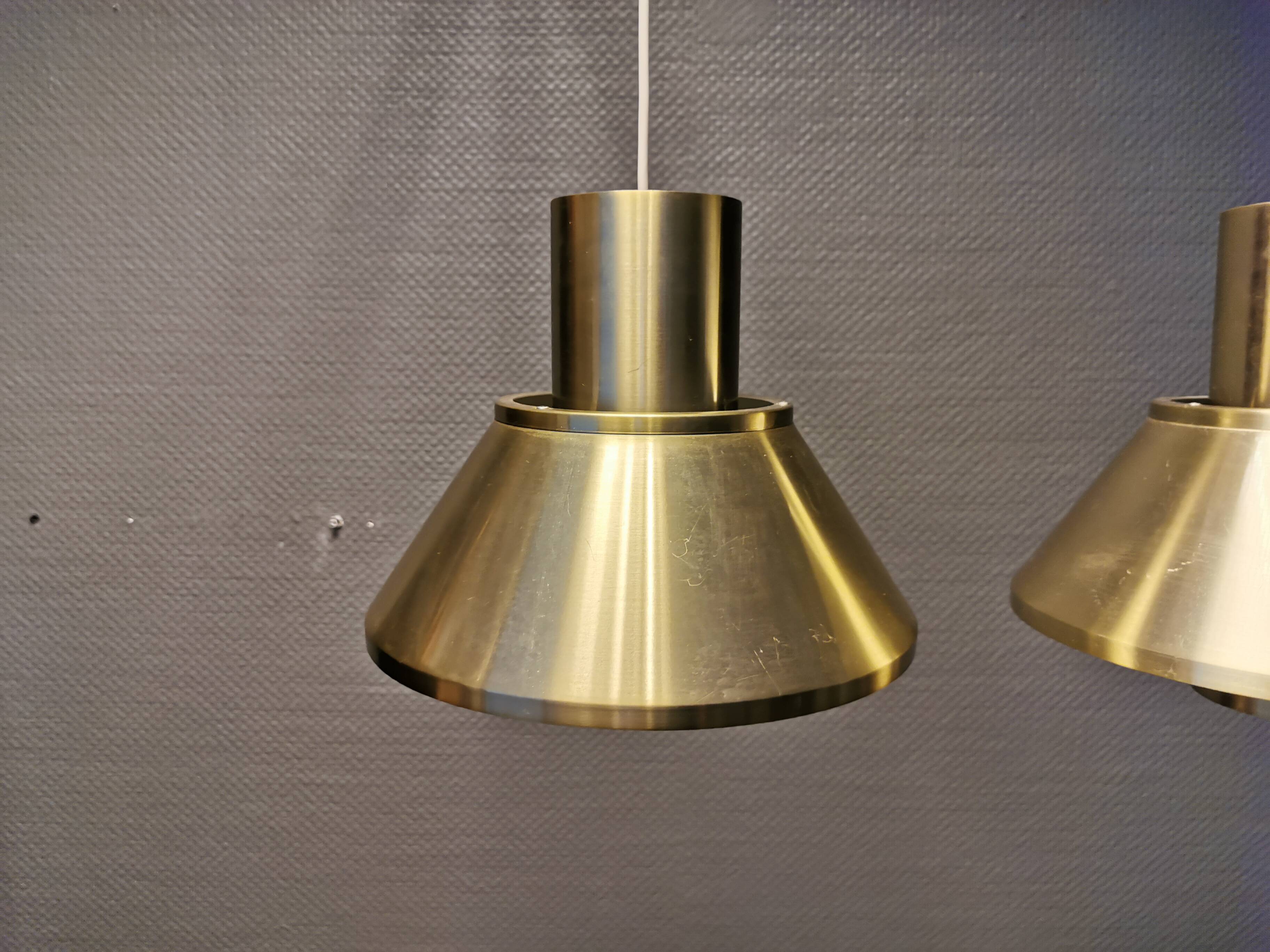 Hanging lamps, model life, designed by jo hammerborg for Danish fog & mørup in 1977