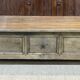 Table basse en châtaignier du XIXème à 3 tiroirs