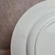 Round vintage plate Sarreguemines Fontanges red – Old ironstone