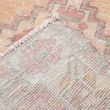 4x8 Red & Yellow Pastel Vintage Rug, 117x254Cm SK 20718