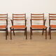 Set of 4 Danish teak dining chairs | 1960s