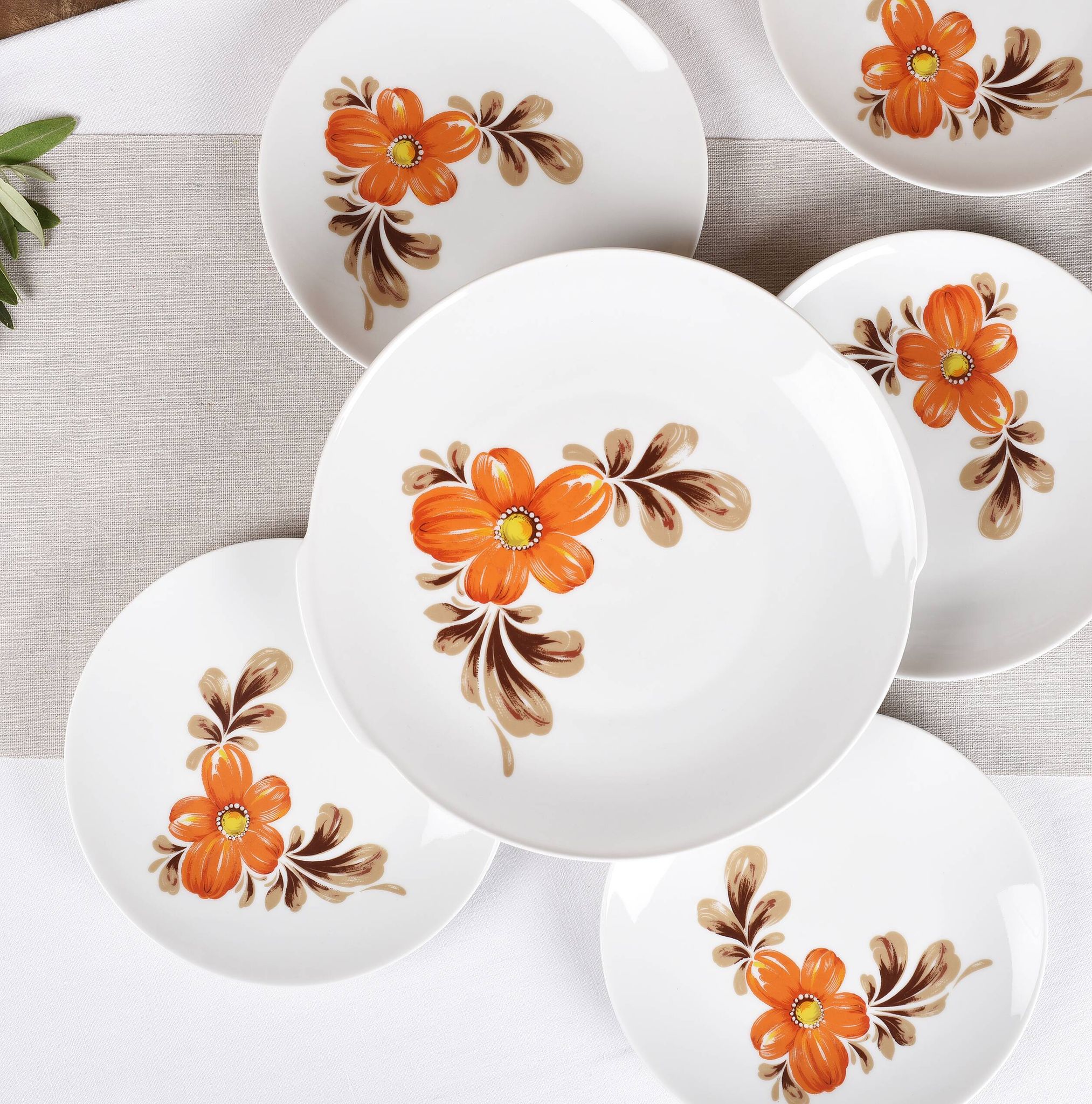 Assiettes vintage en porcelaine Bavaria