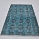 Vintage Handmade Oushak Rug sku 3875