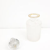 Frosted glass bottle