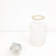 Frosted glass bottle