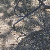 Vintage wrought iron coffee table