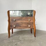60s mirrored chest of drawers