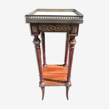 Napoleon III fifth wheel in mahogany and onyx