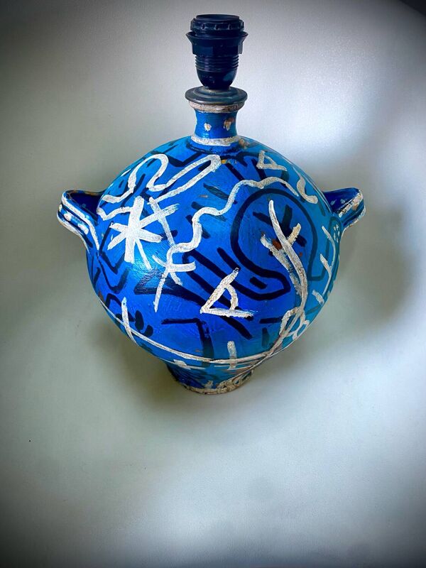 Lampe terre cuite