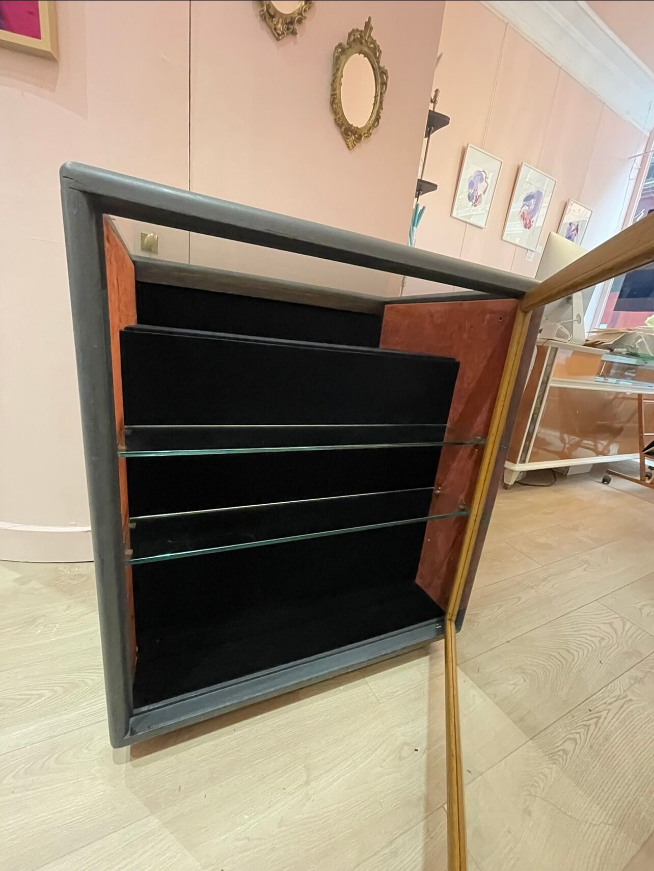 Comptoir vitrine vintage, 1950s