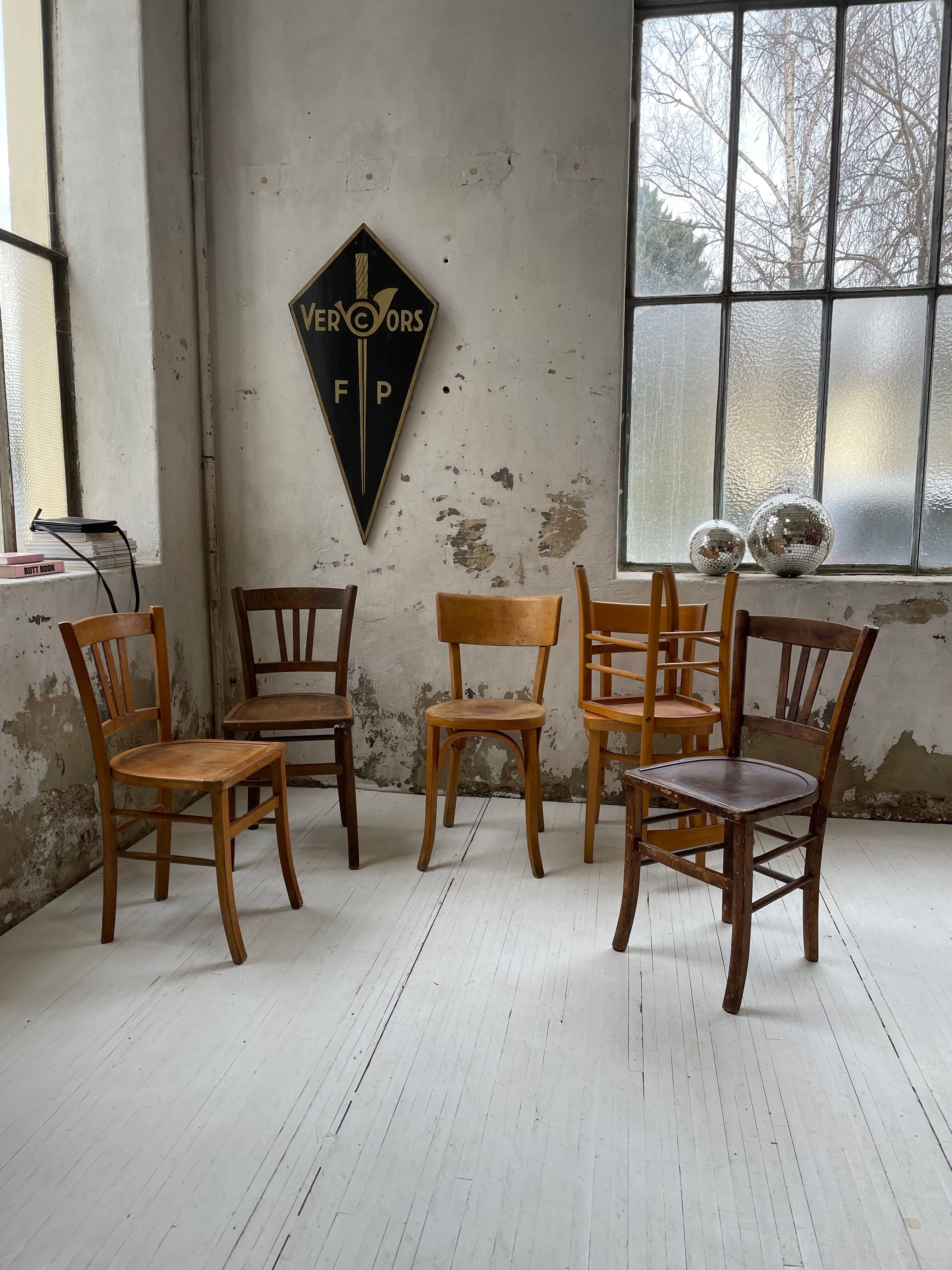 Set 6 chairs bistro Luterma Baumann