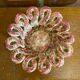 Antique White & Pink Openwork Braided Ceramic Barbotine Cup Vintage