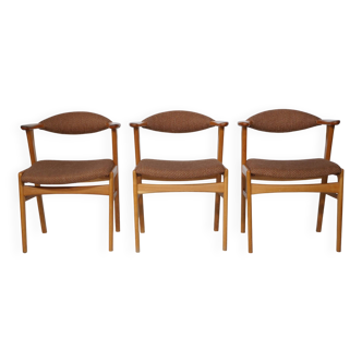 Danish Design Chairs 49B by ERIK KIRKEGAARD Oak 1960s