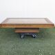 Table Basse Roméo Rega, écailles de pin, vintage 1970 Design