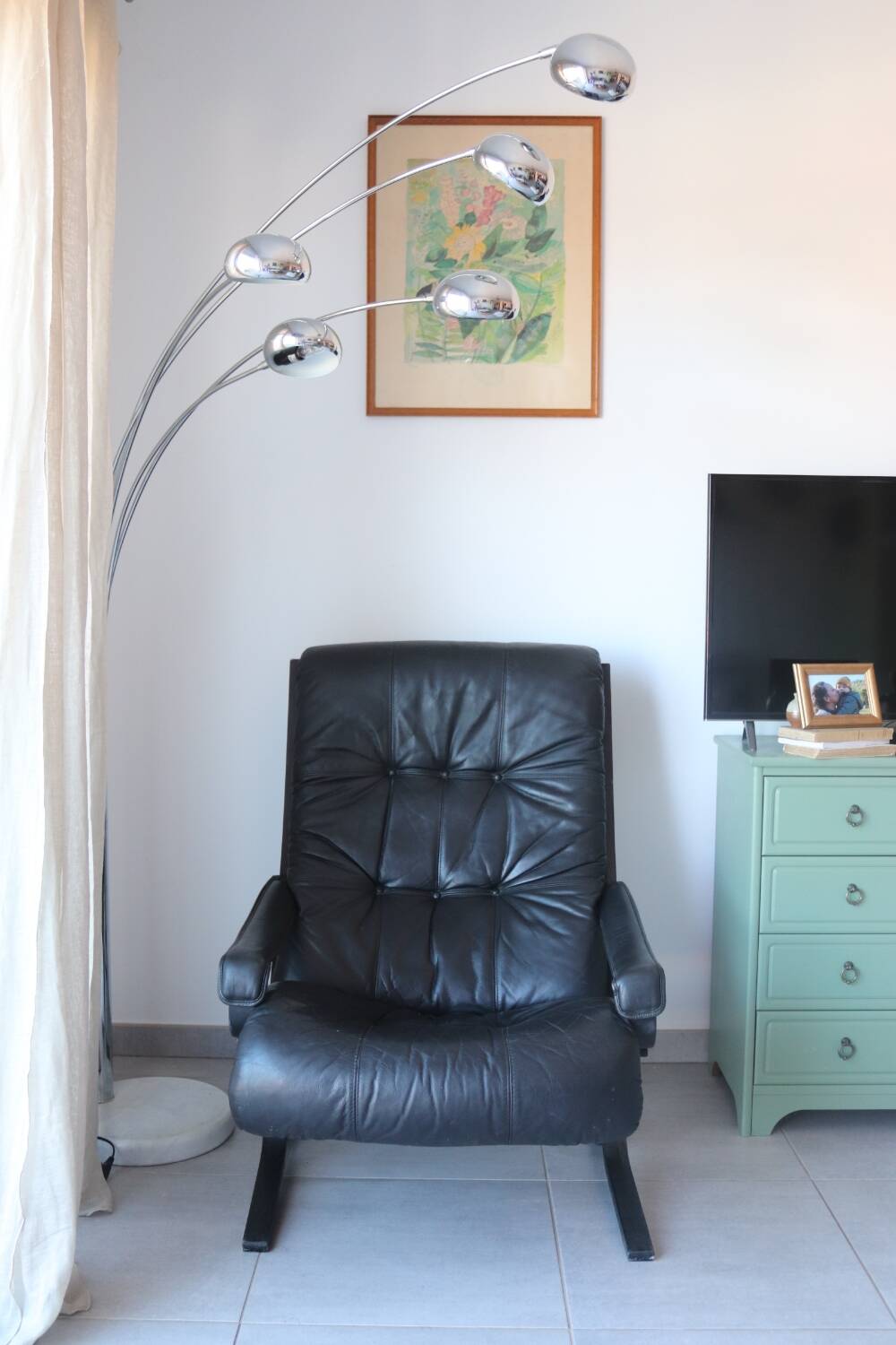 Siesta armchair Westnofa ingmar relling vintage black leather