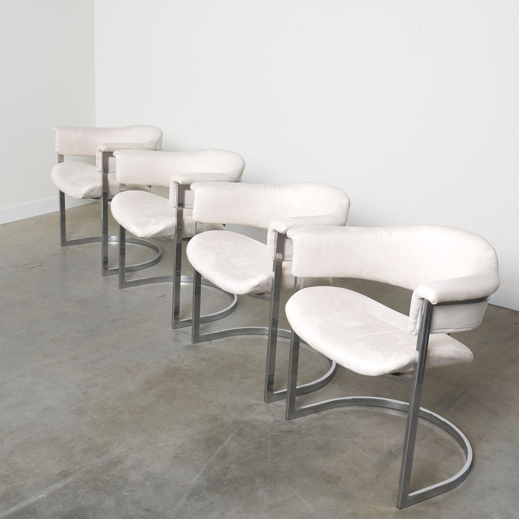 Set of 4 dining chairs by Vittorio Introini, Italy 1970s